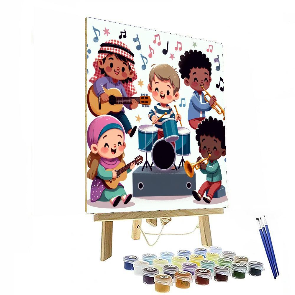 Musical Medley Paint By Number