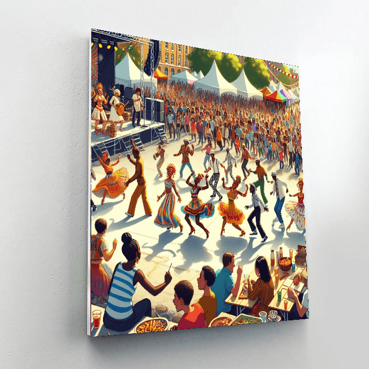 World Dance Day Paint By Numbers Art