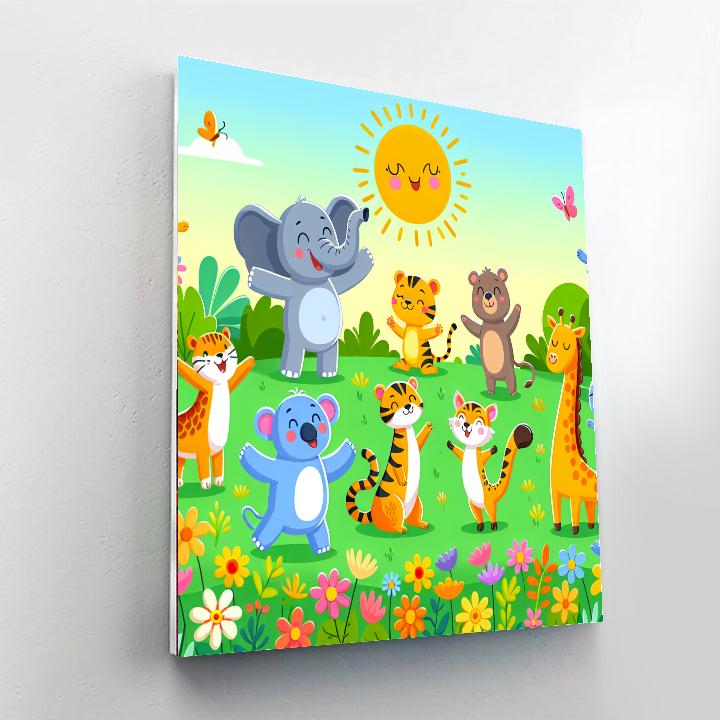 Sunshine Meadow Festival Numbered Painting Kits