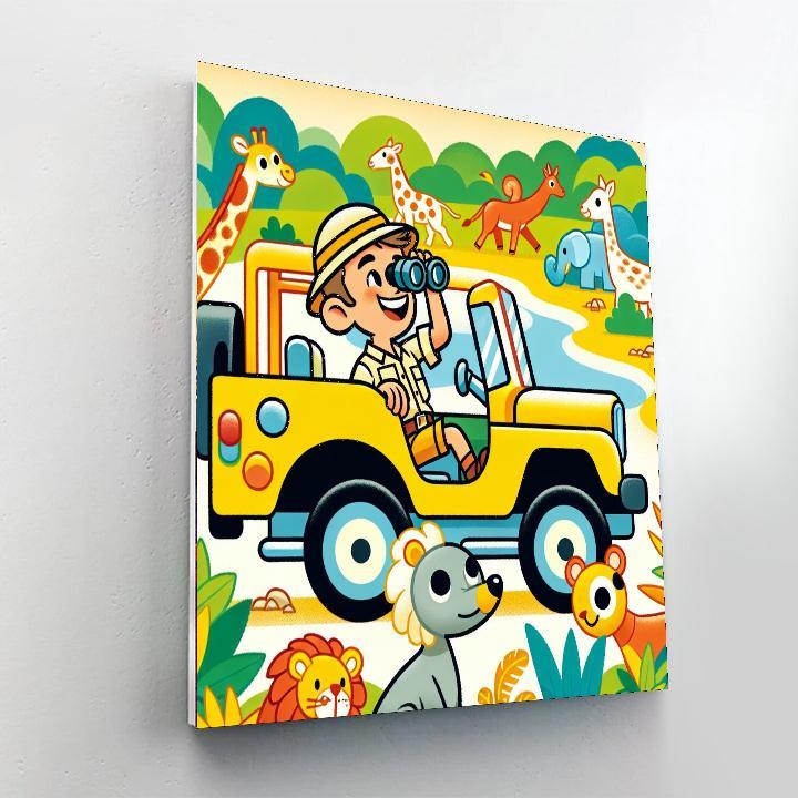 Safari Adventurers DIY Paint By Numbers