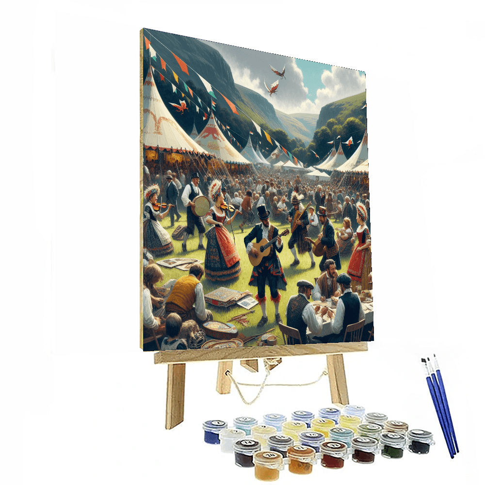 National Eisteddfod Of Wales - Uk Number Painting