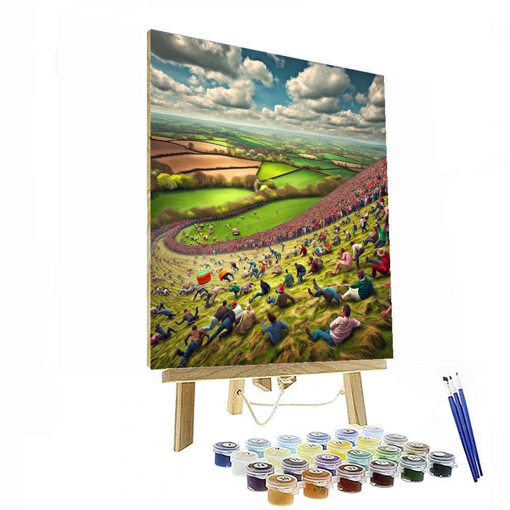 Cooper's Hill Cheese-rolling And Wake - England Numbered Painting Kits