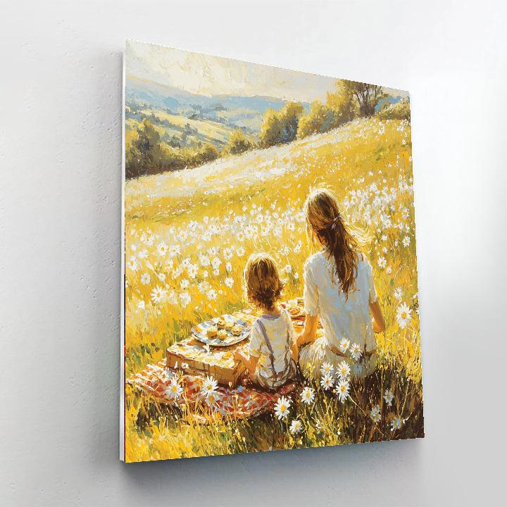 In A Field Of Sunshine Paint By Number