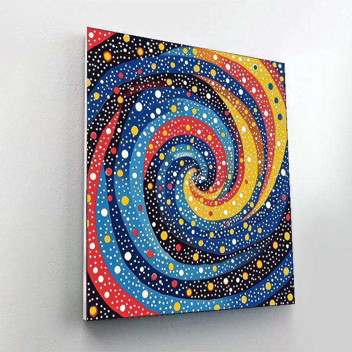 Yayoi Kusama Inspired Cosmic Dot Symphony  Paint By Number