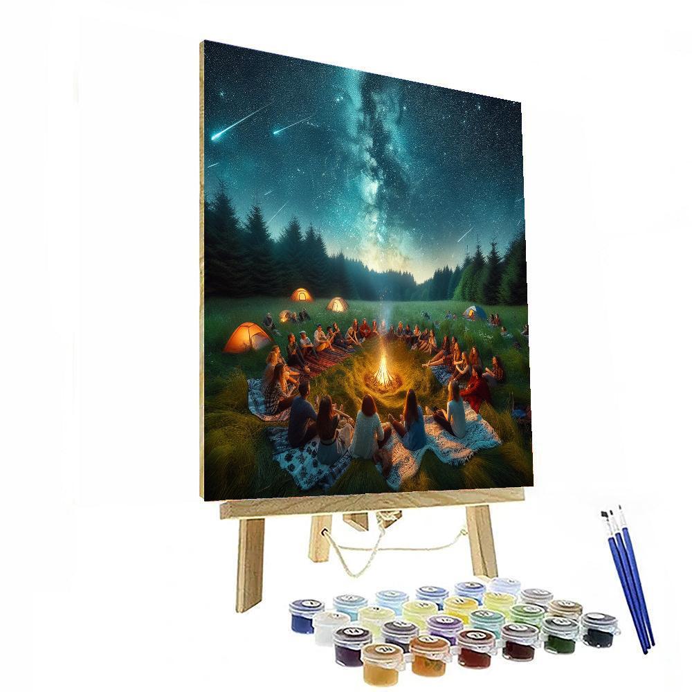 Perseid Meteor Shower - United States Paint By Numbers Kits