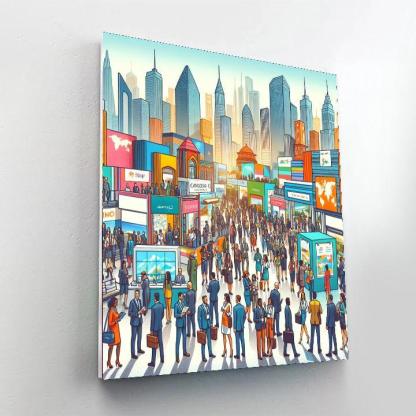 World Travel Market Painting By Numbers Kit