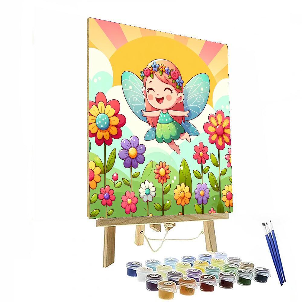 Sweet Flower Fairy Paint By Color
