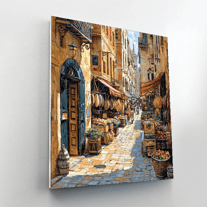 Zanzibar's Stone Town Paint By Numbers Kits