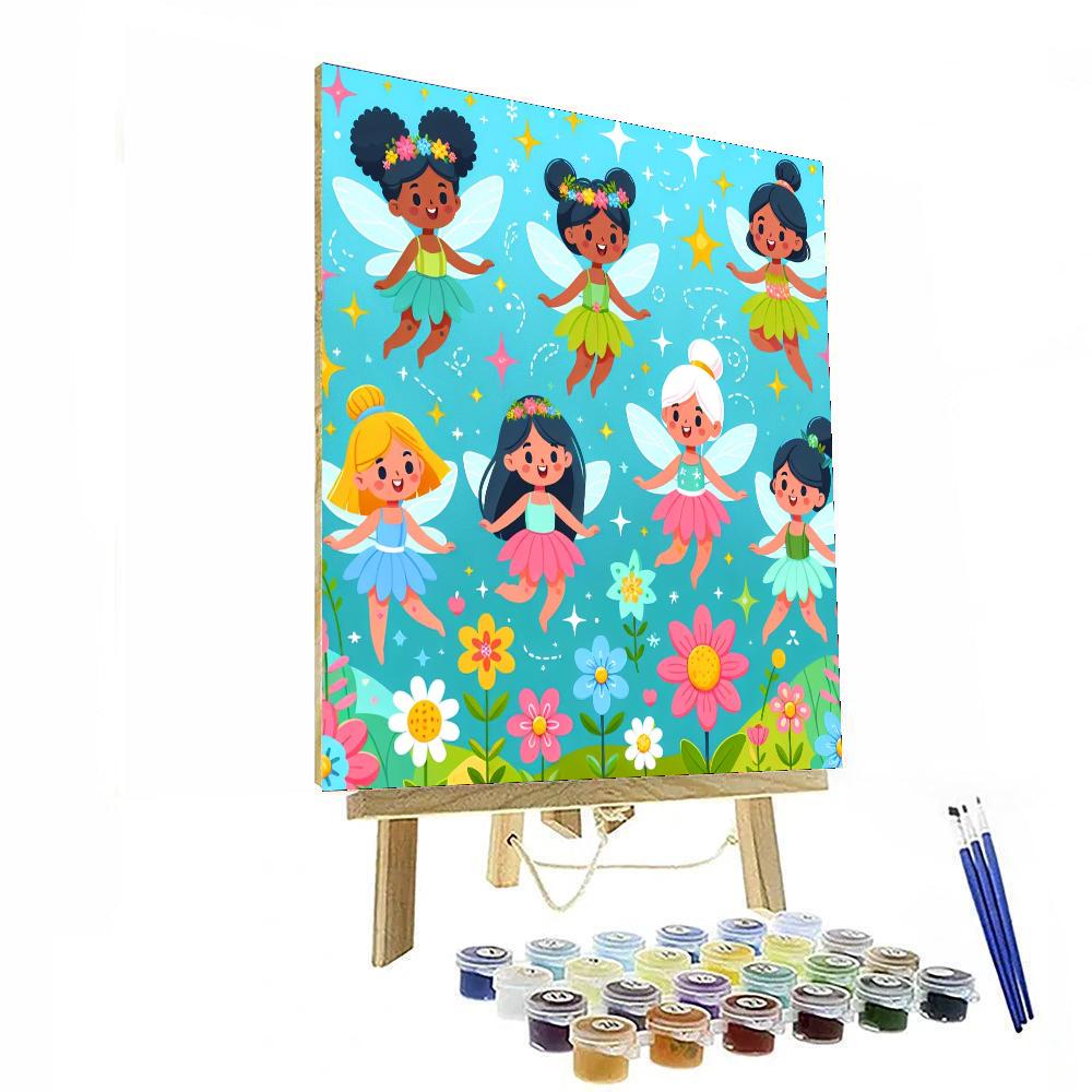Adventure With The Fairies Painting Number Kit