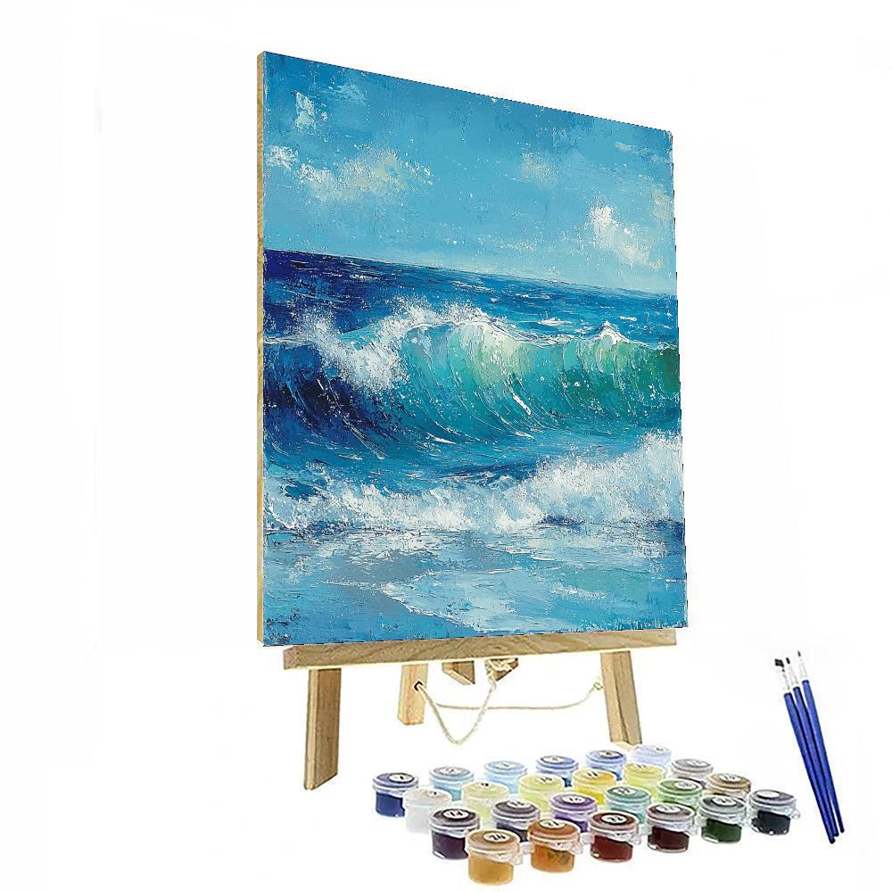 Michelangelo Inspired Eternal Echoes Of The Sea  DIY Paint By Numbers