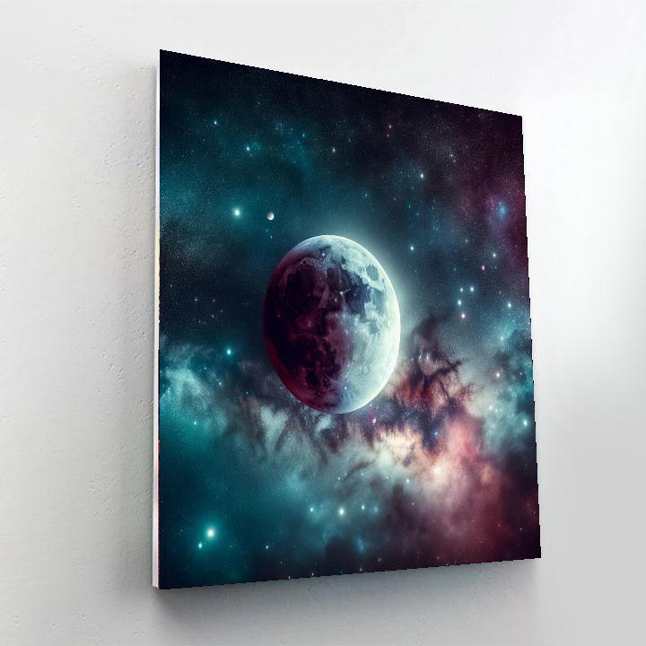Lunar Eclipse Mystique Painting By Numbers Kit