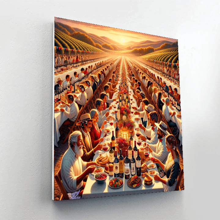 Gioia Del Colle Wine Festival - Italy Paint By Color