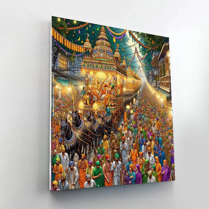 Rathayatra Festival - India Paint By Numbers Art