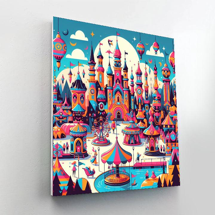 Fairy Tale Adventure Park Paint By Number