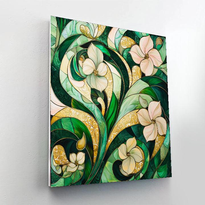 Alphonse Mucha Inspired Whispers Of The Enchanted Meadow  Paint By Numbers Kits