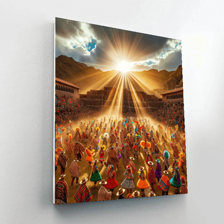 Inti Raymi - Cusco, Peru Painting Number Kit