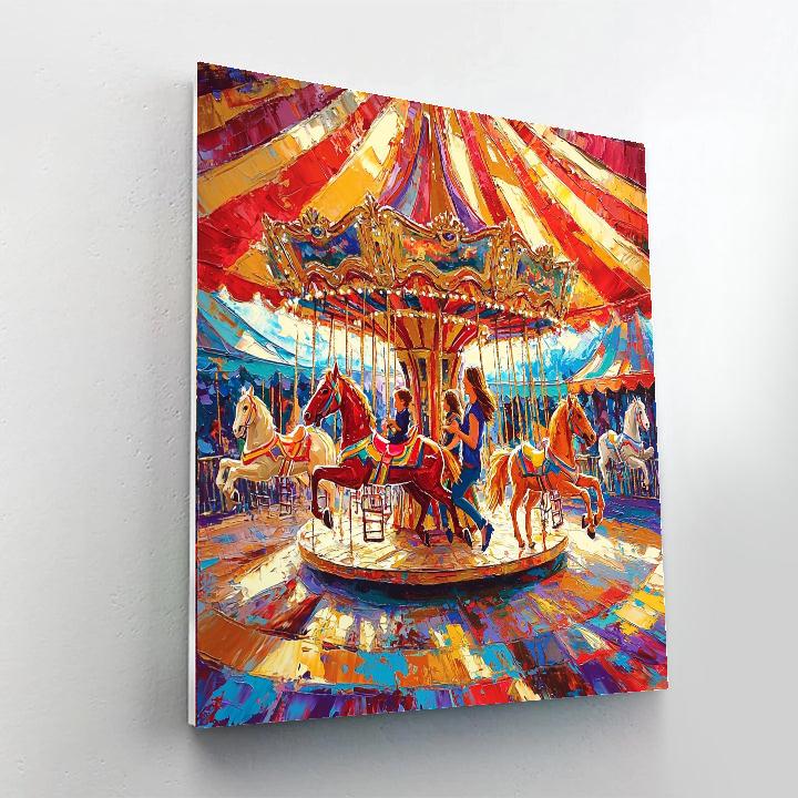 Carousel Dreams Paint By Numbers