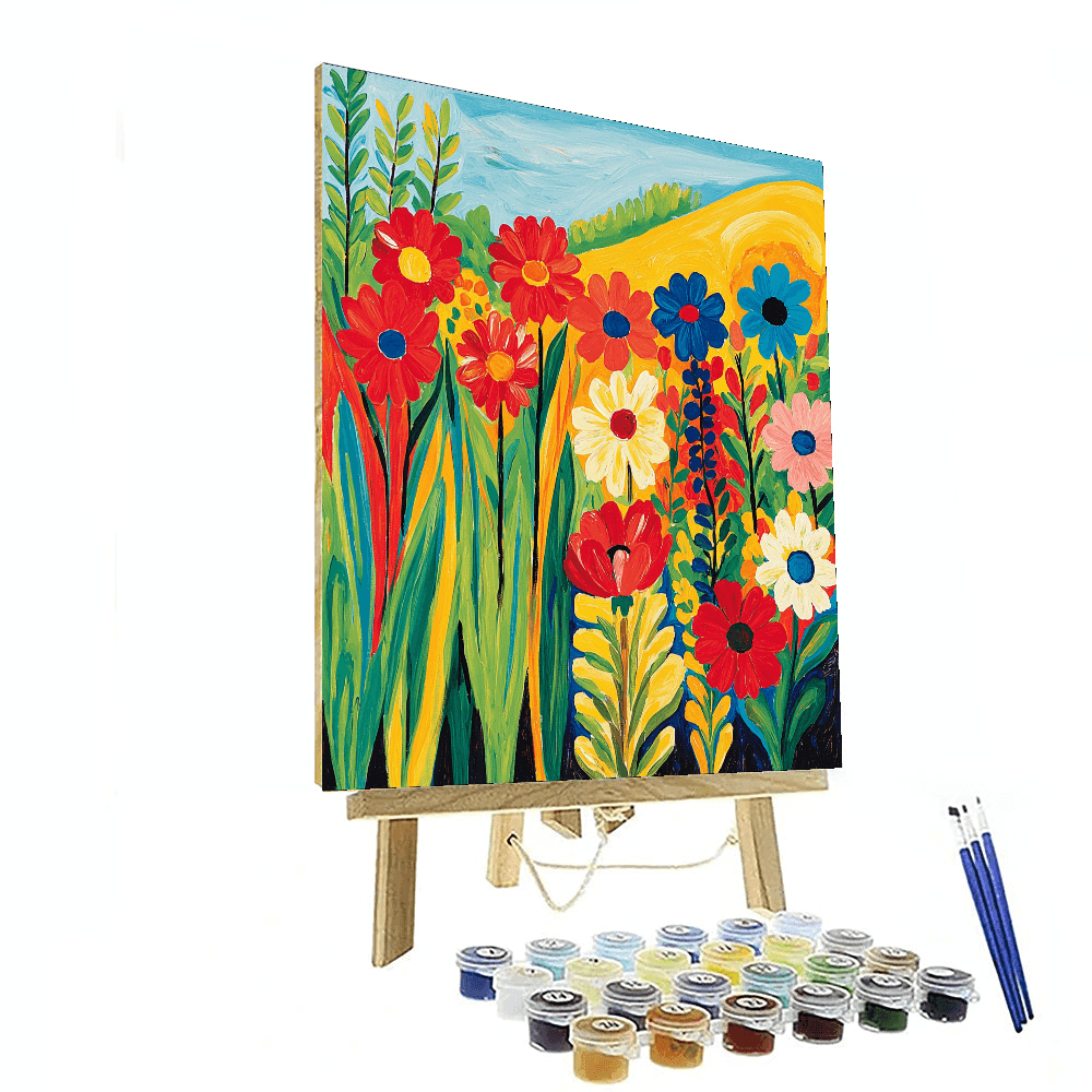 Henri Matisse Inspired Garden Of Joy  Paint By Color