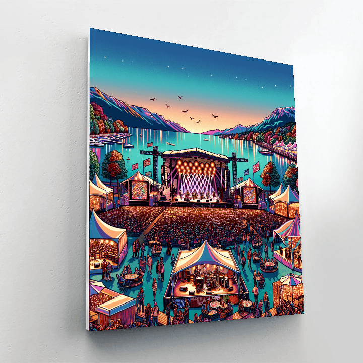 Paleo Festival - Switzerland Number Painting