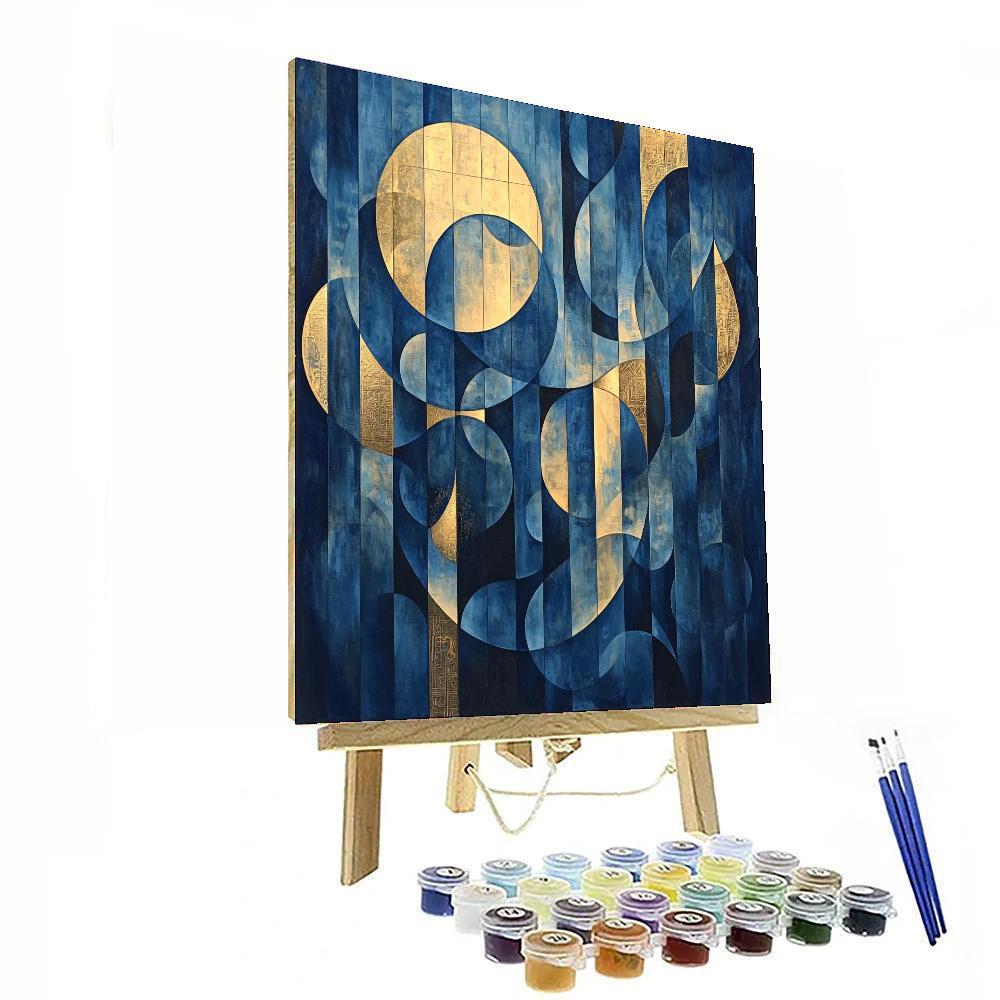 Gustav Klimt Inspired Spiritual Journey  Paint By Numbers Art