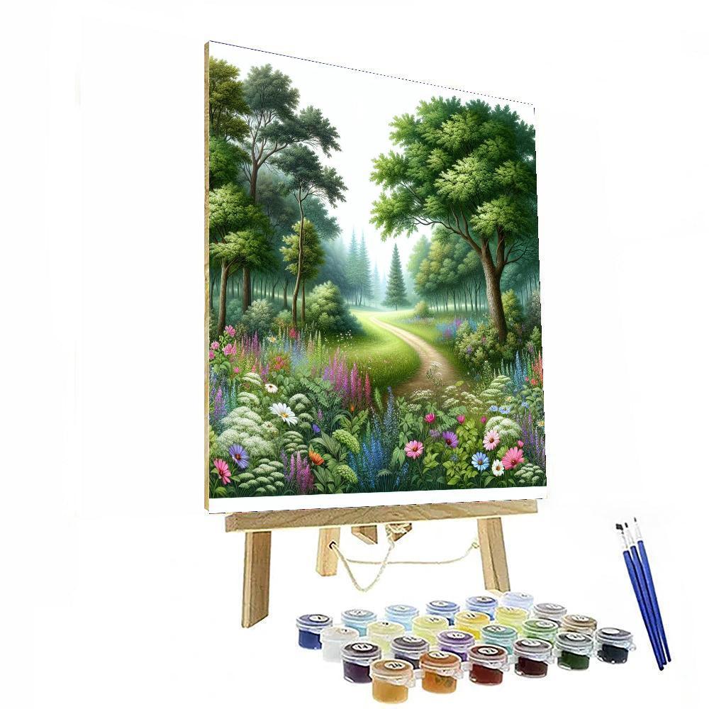 Magic Forest Trail Paint By Numbers Art