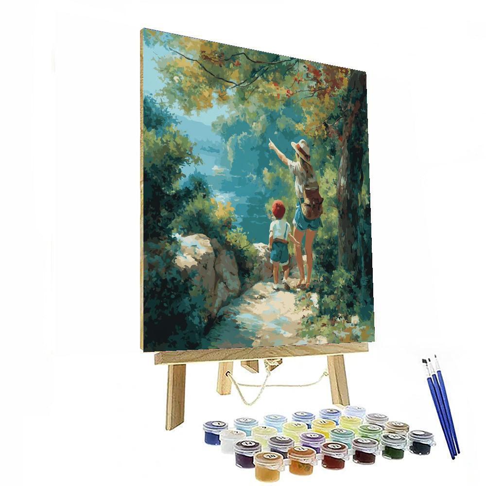 The Little Explorer Paint By Numbers Art