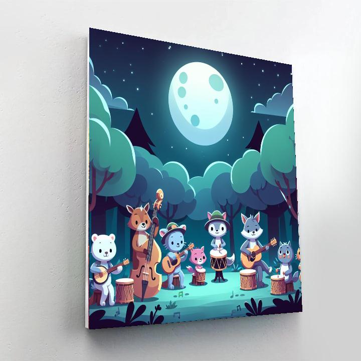Moonlight Music Festival Paint By Number
