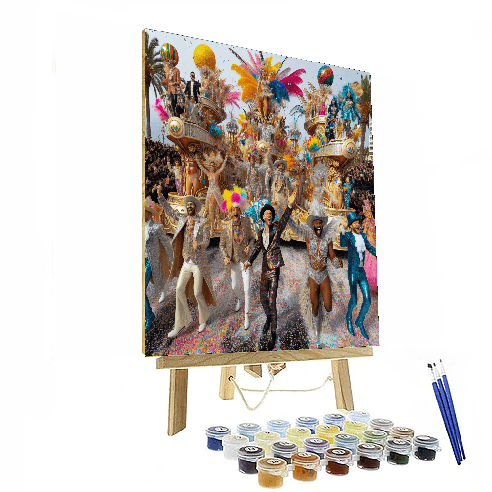 The Carnival Of Nice - France Number Painting