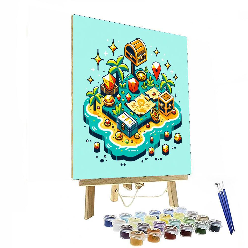 Treasure Island Exploration DIY Paint By Numbers