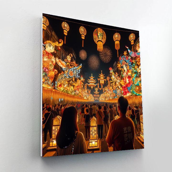 Lantern Festival - Tainan DIY Paint By Numbers