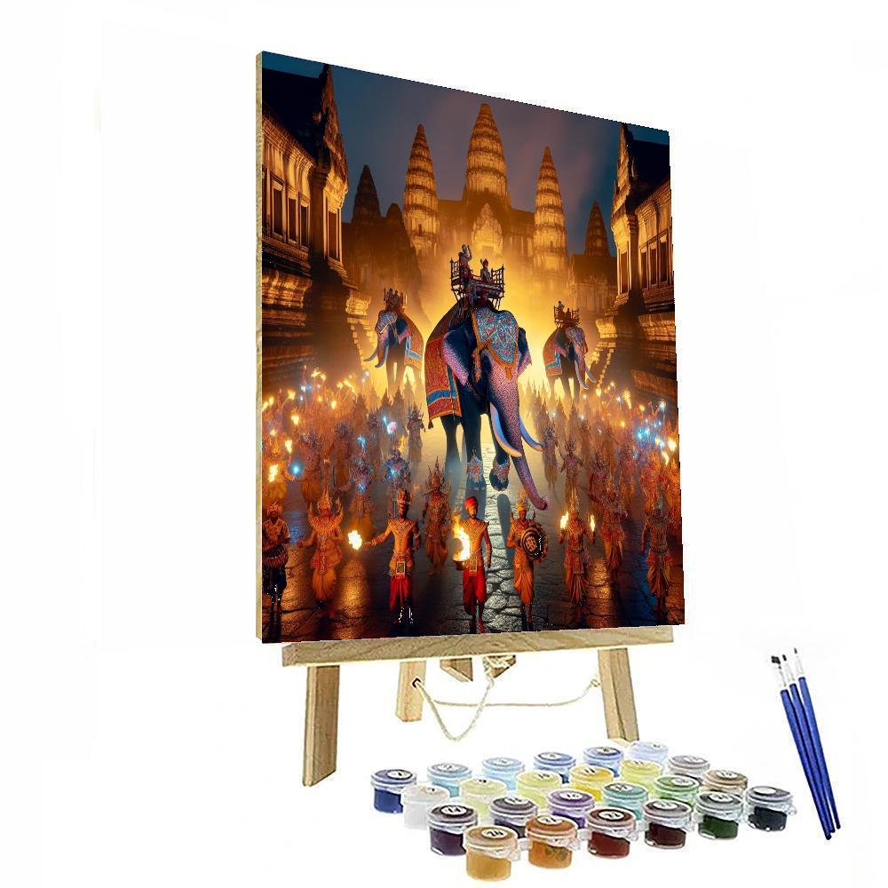 Kandy Esala Perahera - Kandy, Sri Lanka Paint By Number