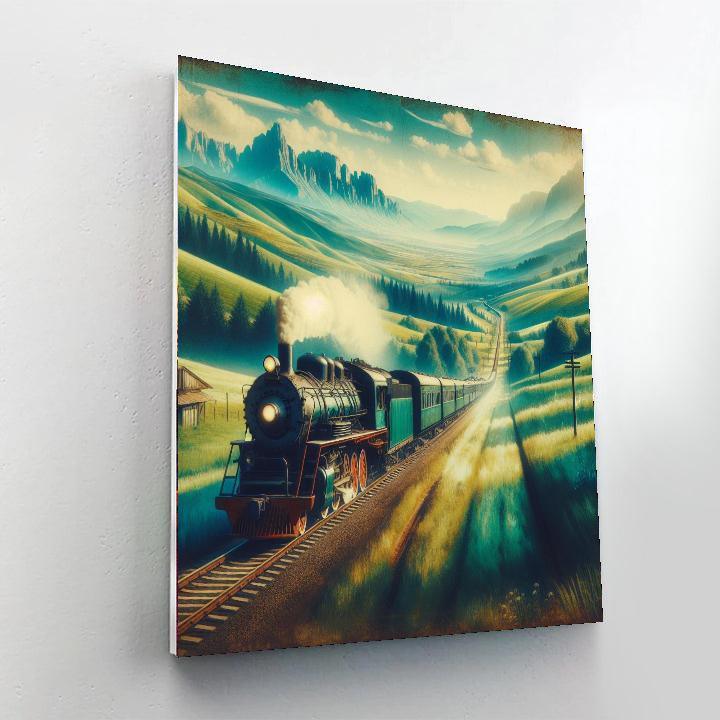 Timeless Railway Adventure Paint By Color