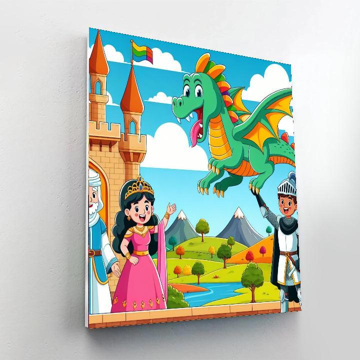 Magical Fairy Tale Journey Paint By Numbers Art