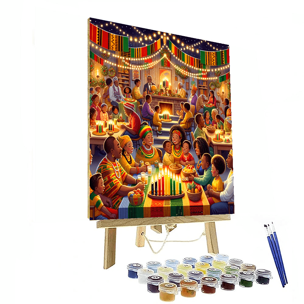 Kwanzaa Festival - United States Painting Number Kit
