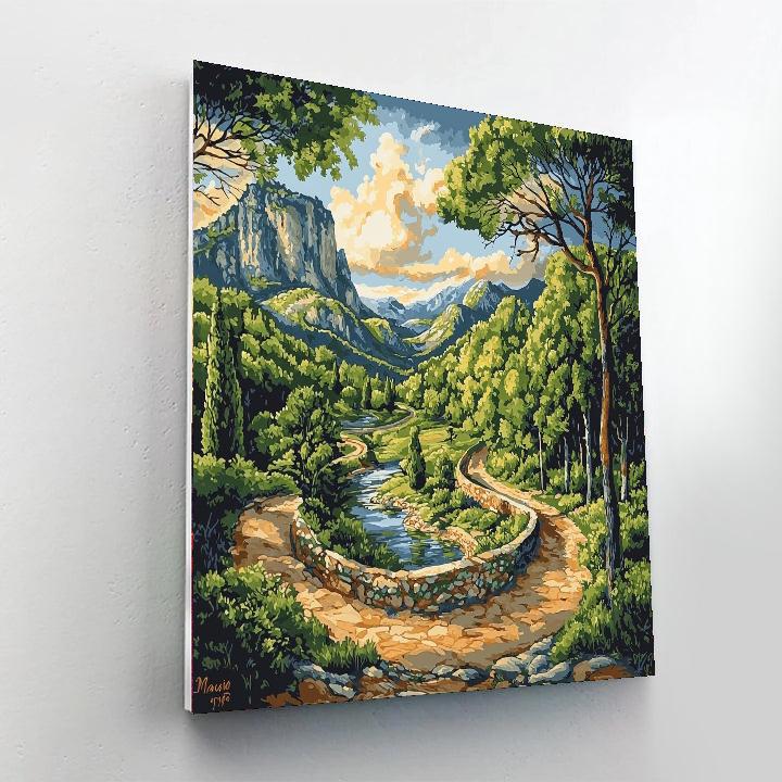 Michelangelo Inspired Timeless Cycle  Paint By Numbers