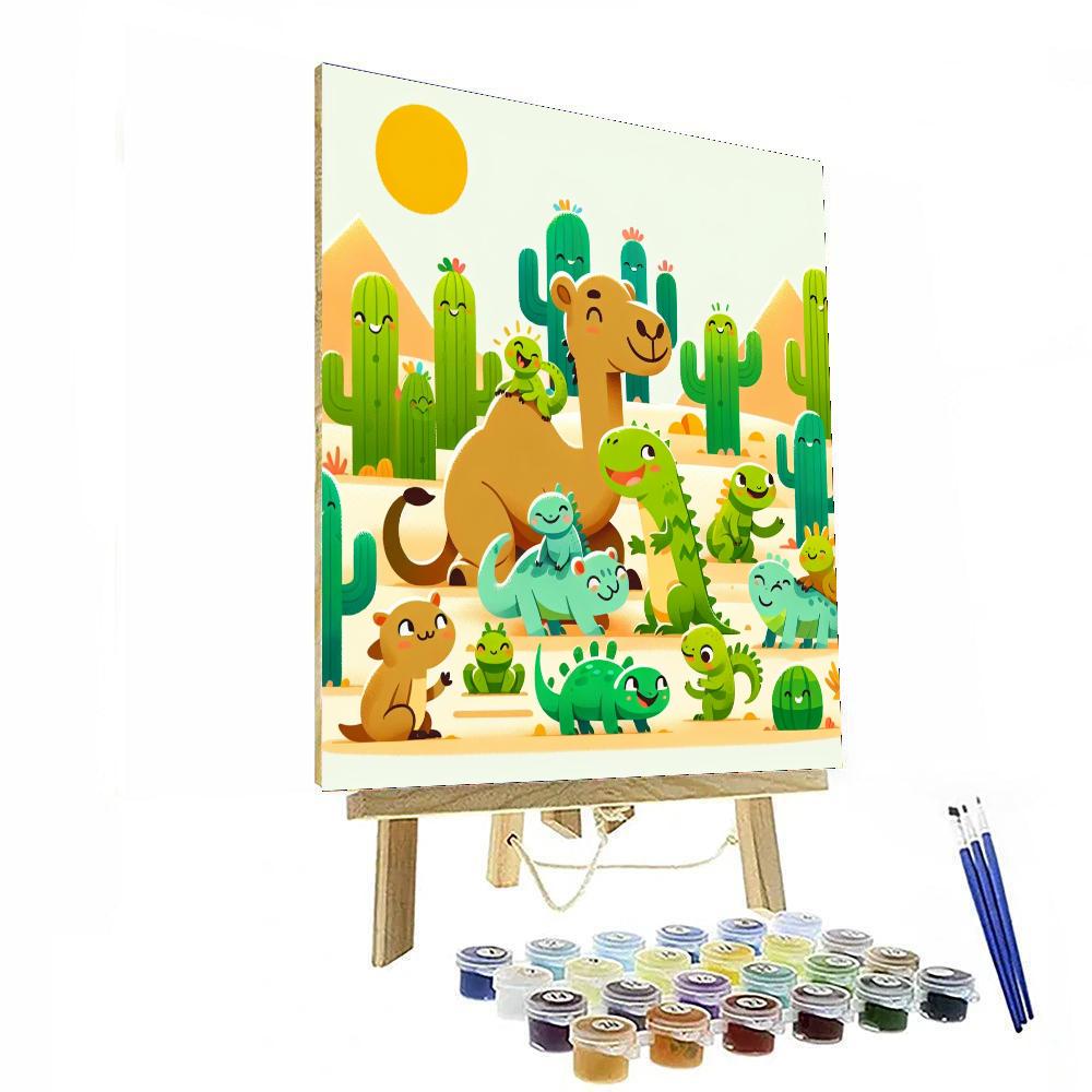 Dazzling Desert Paint By Numbers Art
