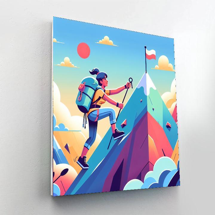 Mystical Mountain Climb Paint By Color