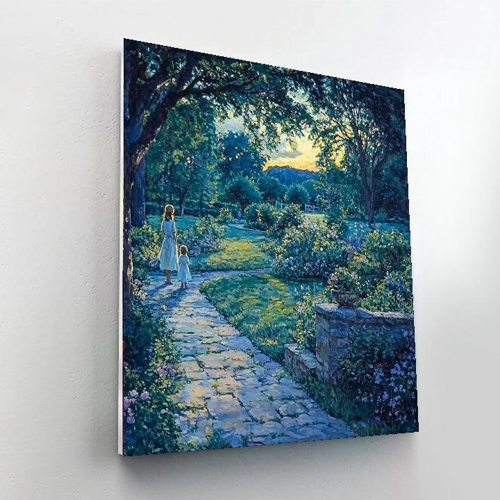 Mother’s Lullaby In The Garden DIY Paint By Numbers