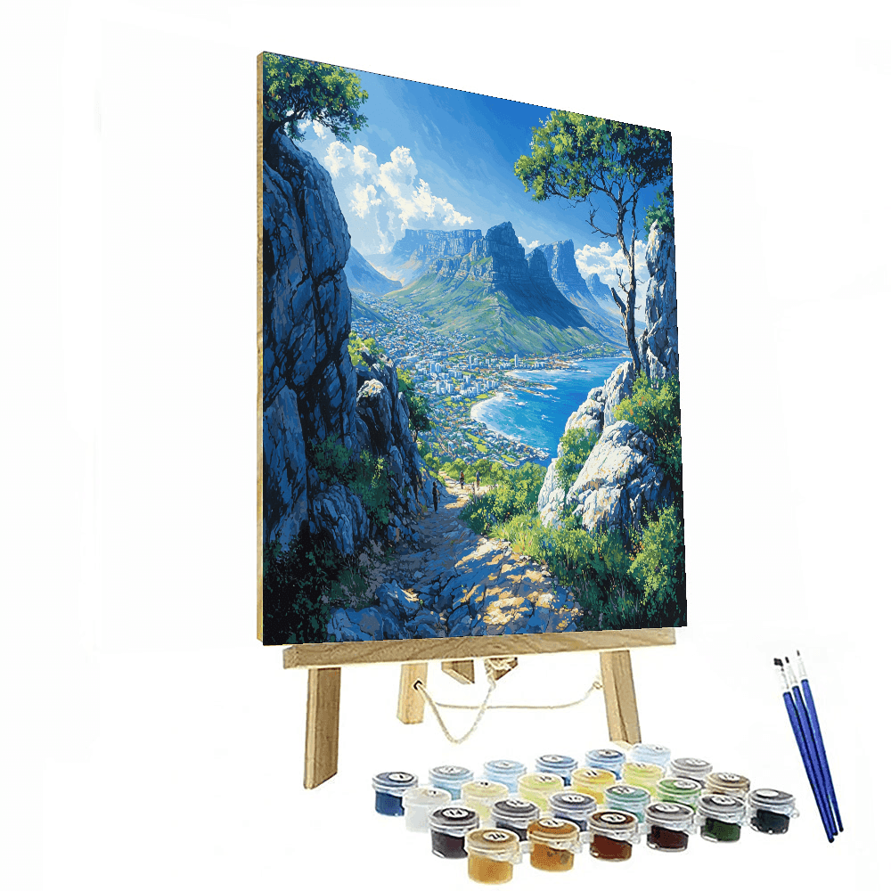 Table Mountain National Park Painting By Numbers Kit