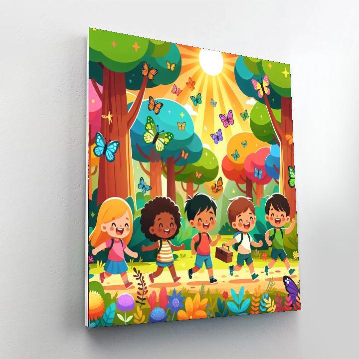Creative Nature Walk Paint By Numbers Art