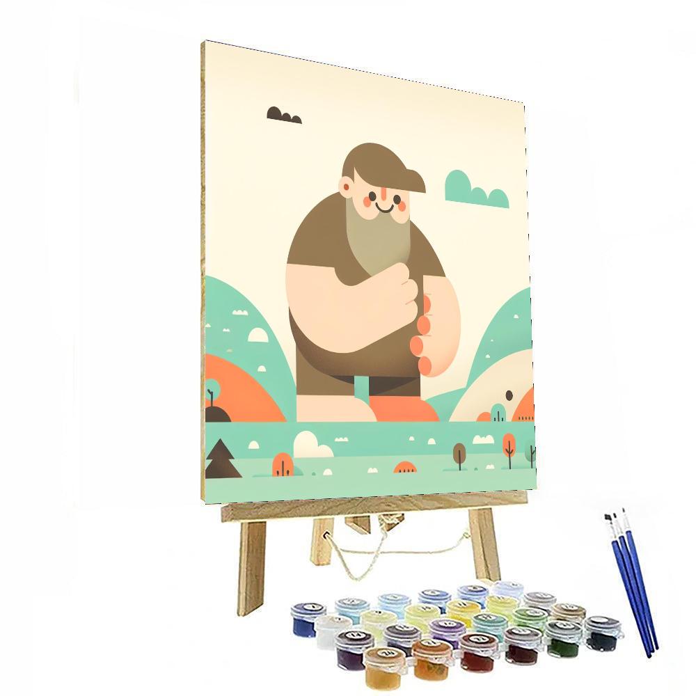 Gentle Giant's Enclave Paint By Numbers Art