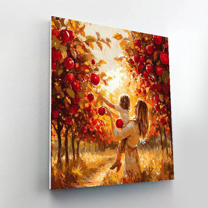 In The Orchard’s Glow Paint By Number