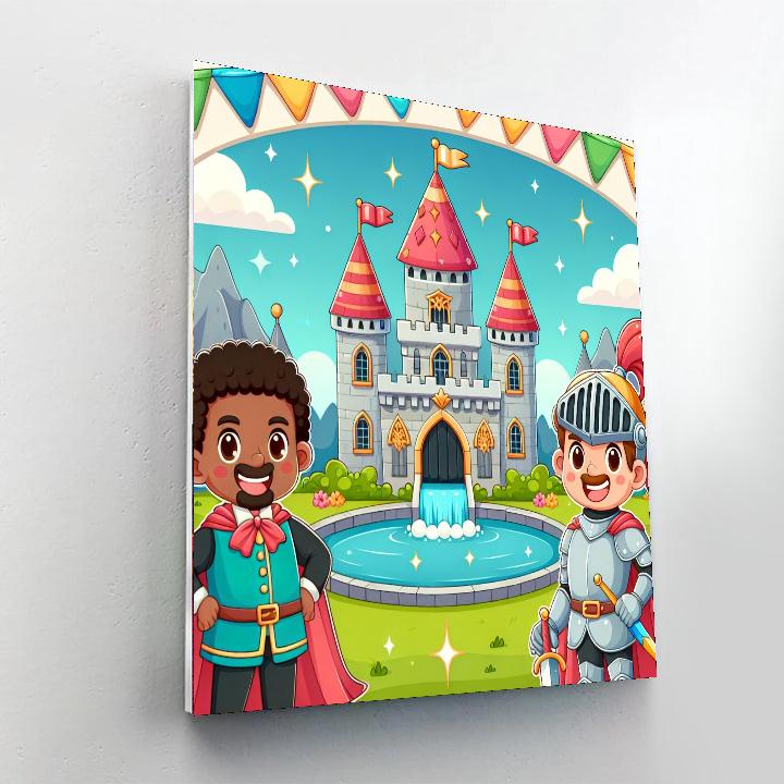 Knight's Castle Numbered Painting Kits