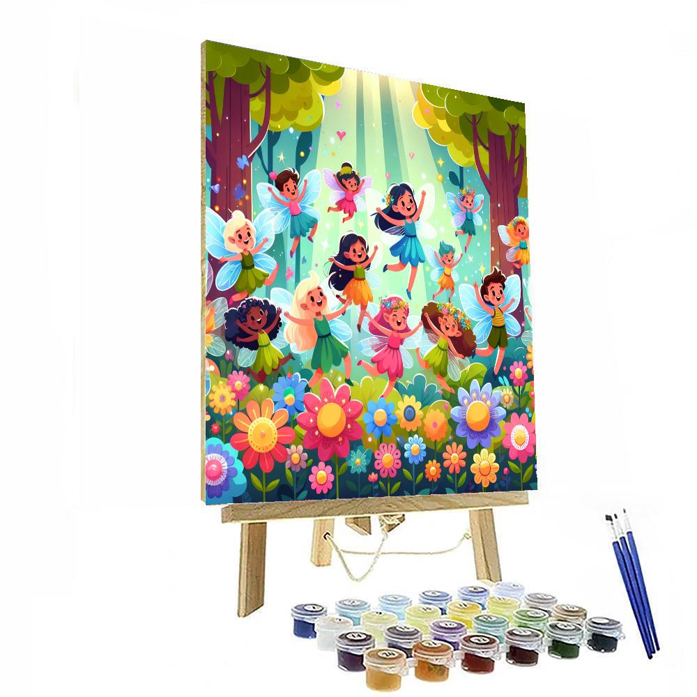 Dancing Fairies In The Forest Paint By Numbers Kits