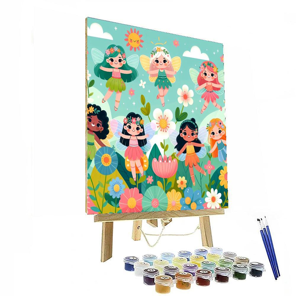 Fluttering Fairies Numbered Painting Kits