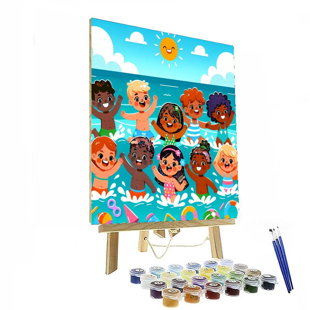 Giggle And Splash, Numbered Painting Kits