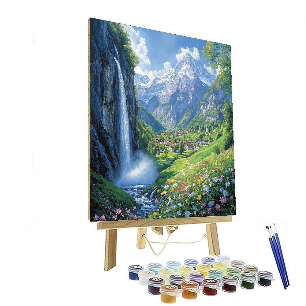 Lauterbrunnen Valley Paint By Number