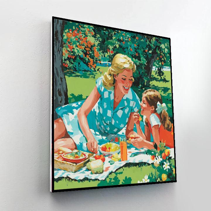 Family Picnic Joy Paint By Numbers Kits