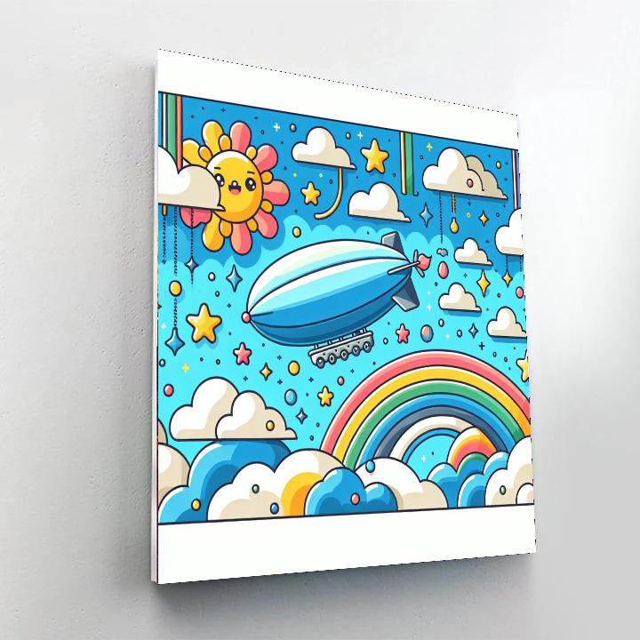 Adventure To Cloudland Painting Number Kit