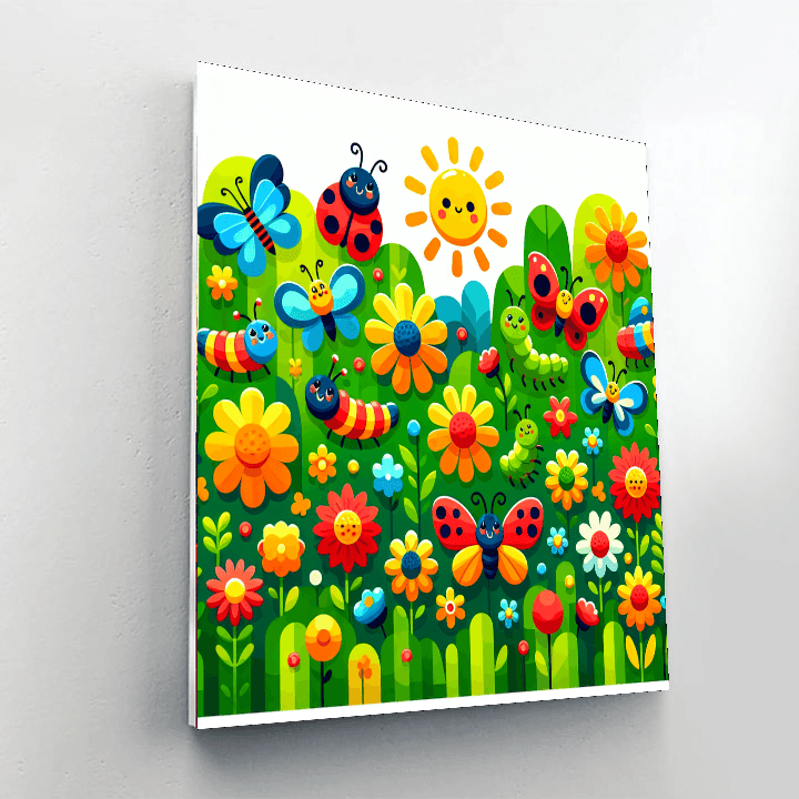 Incredible Insect Adventures Number Painting